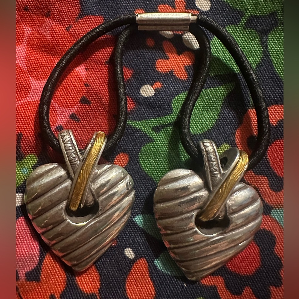 Gold and Silver Hair Tie